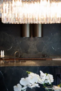 Omega Black Stone - White Marble Slabs