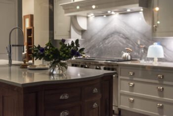 Natural Stone Splashbacks / Blue Marble Slabs
